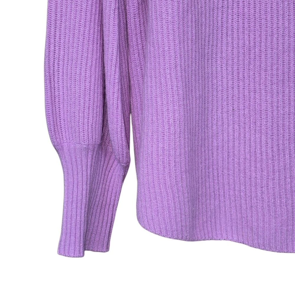 Soft Surroundings Tatiana Cowl Neck Oversized Cashmere Sweater Lilac Size Large - Picture 4 of 9